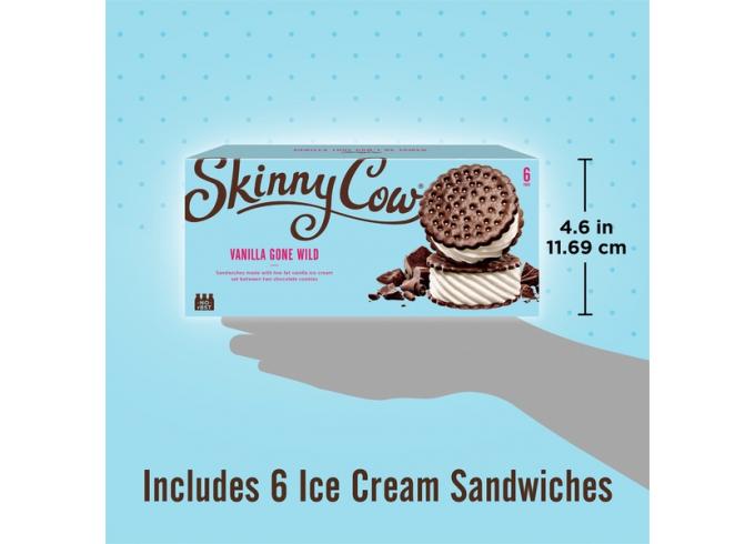 Catalog Frozen Ice Cream SKINNY COW Vanilla Gone Wild Low Fat