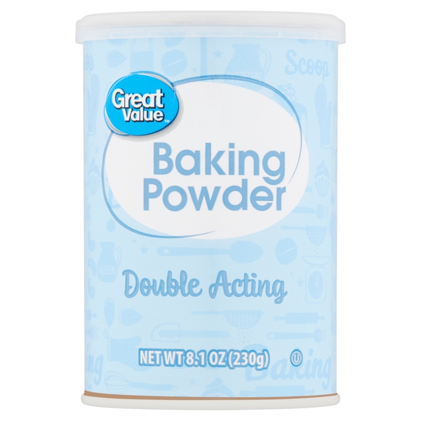 Great Value Double Acting Baking Powder, 8.1 oz 