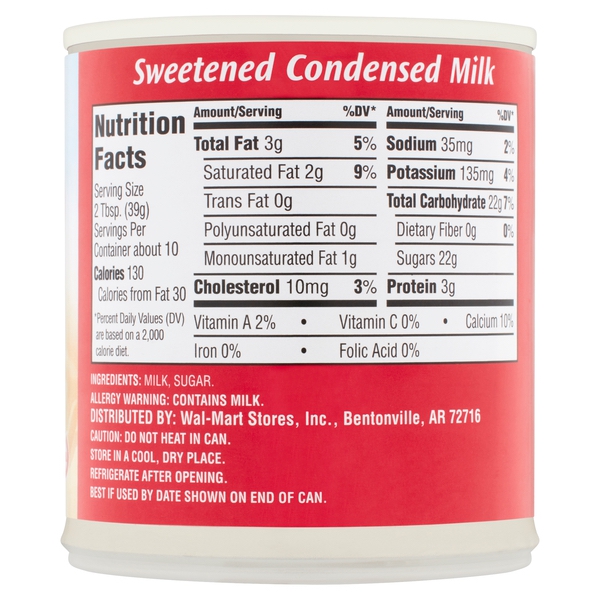 Condensed Milk Nutrition Facts Label Blog Dandk
