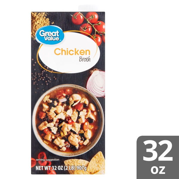 Great Value Organic Chicken Broth, 32 oz - Water Butlers