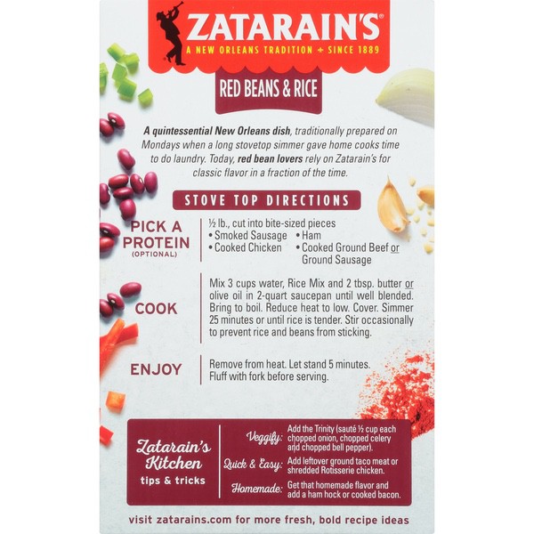 Zatarain's Red Beans & Rice Mix