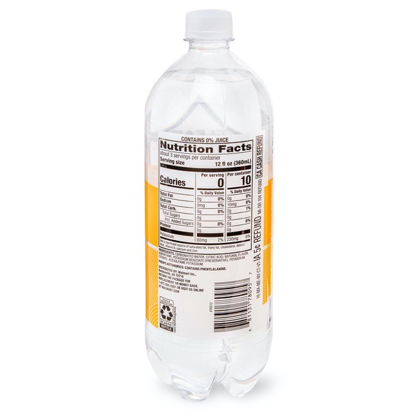 Clear American Sparkling Water, Orange & Cream, 33.8 fl oz 