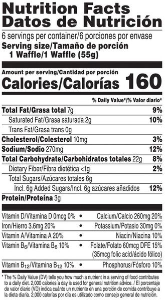 Catalog Frozen Frozen Breakfast Kellogg S Eggo Thick And Fluffy Frozen Waffles Original Easy Breakfast 11 6 Oz 6 Ct