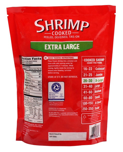 Jumbo Shrimp Cocktail “Ready to Thaw and Eat” (12 oz. pkg)