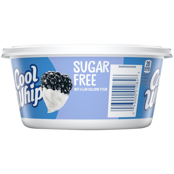 Cool Whip Zero Sugar Whipped Cream Topping, 8 oz Tub 