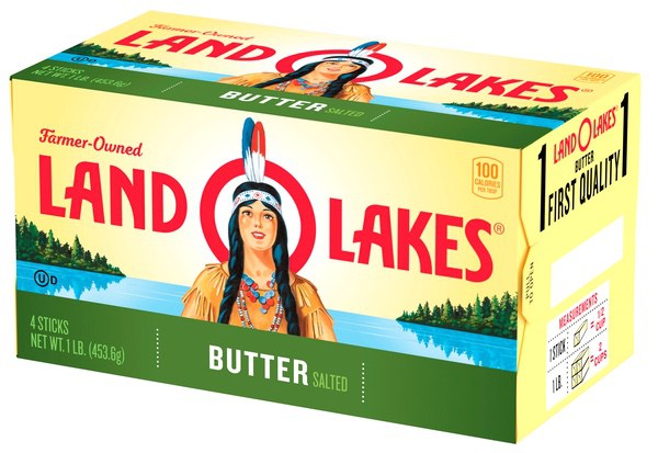 Land O Lakes Salted Butter Sticks, Butter & Margine