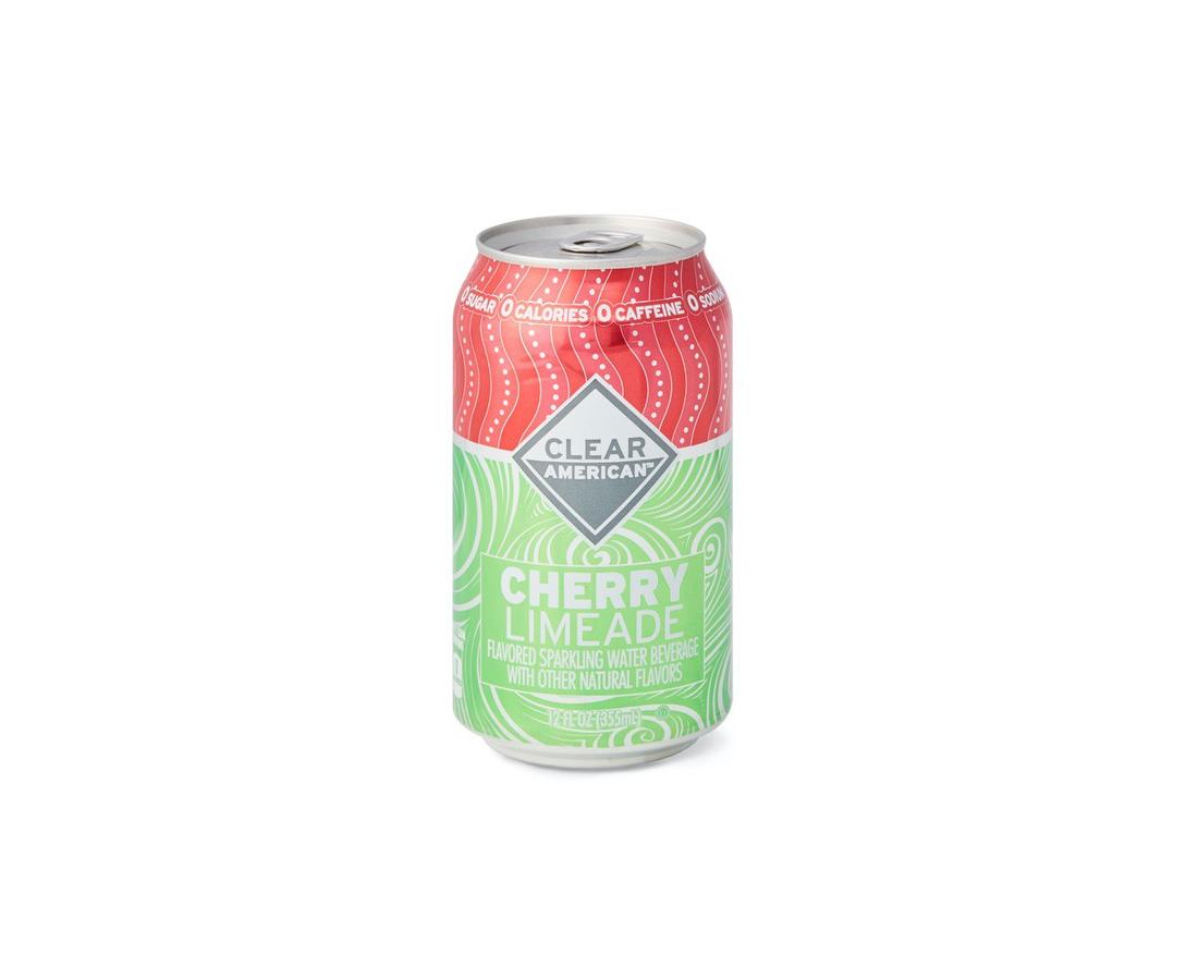 Catalog Beverages Water Clear American Sparkling Water Cherry Limeade 12 Fl Oz 12 Count 6766