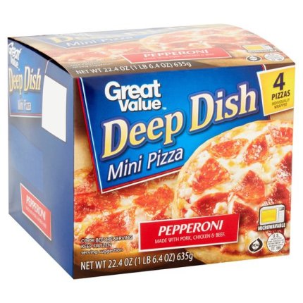 Great value mini pizza best sale